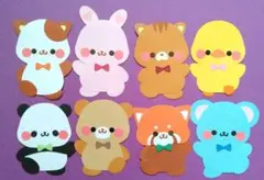 クラフトパンチ　アルバム　壁面飾り　ペーパークラフト　動物