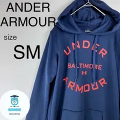 UNDER ARMOUR アンダーアーマー パーカー ネイビー SM 長袖