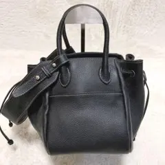 HAYNIヘイニ 本牛革 巾着トートバッグ/ショルダーバッグ 2way ラユーネ