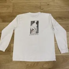 EASY MISS バックプリント 長袖シャツ ロンT ホワイト　L