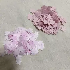 桜 クラフトパンチ ペーパー 金箔入り2色セット