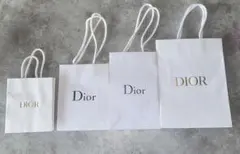 Dior ディオール ショッパー 4枚セット 紙袋 ショップ袋