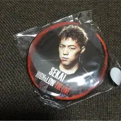 世界 缶バッチ high＆lowガチャ