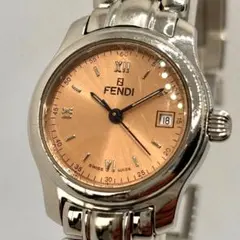 新品電池 美品】FENDI 腕時計 レディース デイト 稼働品 210L レア