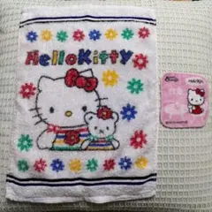 ハローキティ タオル ミニタオル セット レトロ 当時物