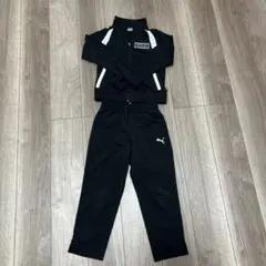 PUMA ブラック ジャージセット 140cm
