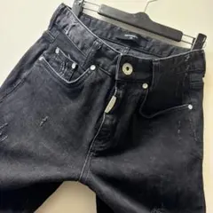 最終価格❣️REPRESENT❣️リプレゼント❣️ブラック❣️ダメージ❣️ストレッチ入り❣️のサムネイル