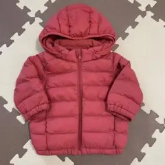 ユニクロ　パフテックウォッシャブルフルジップパーカ　80cm