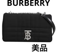 BURBERRY キルティングショルダーバッグ ブラックのサムネイル
