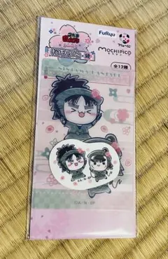 フリューくじ 忍たま乱太郎ふんわり桜もちぴこの段 クリアカード賞 七松・中在家