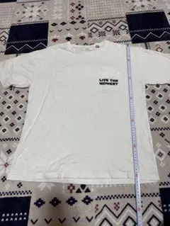 LIVE THE MOMENT Tシャツ ホワイト
