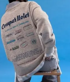 ニコアンド MODE NORM CORE エンブロイダリーニットプルオーバー