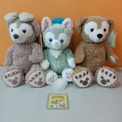 ダッフィー シェリーメイ ジェラトーニ ぬいぐるみ 3点 ばら売り不可