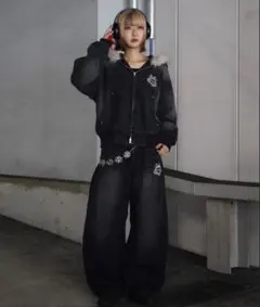 GYDA×GALFY bijou wing パーカー パンツ セットアップ - メルカリ