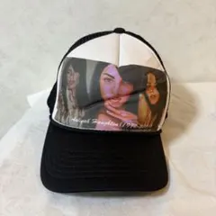 Aaliyah アリーヤ キャップ hiphop メッシュキャップ　B系 Y2K