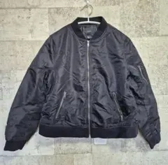 ブラック MA-1 フライトジャケット