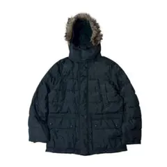 00s old UNIQLO ファー ダウンジャケット archive y2k