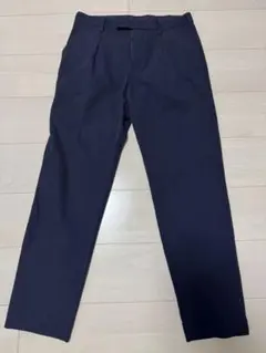 ユニクロ 感動タックパンツ アダム・スコット ネイビー ウエスト76㎝