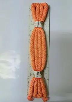 和装　オレンジの帯締め　着物