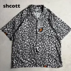 schott HAWAIIAN SHIRT LEOPARD オープンカラーシャツのサムネイル