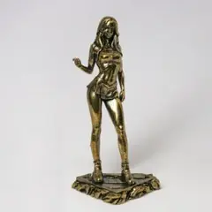 美女③　置物　真鍮製　女性像　セクシー　インテリア