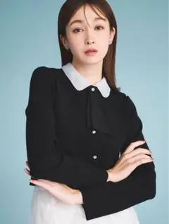 CELFORD セルフォード　デタッチャブル総針カーディガン　サックス　38 デタッチャブル総針カーディガン（カーディガン）｜CELFORD