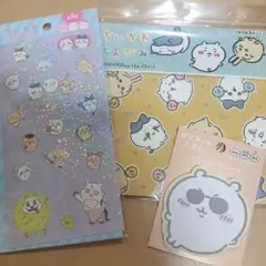 【最安】ちいかわ おまとめ3点セット ふせん 折り紙 シール