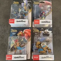 任天堂 amiibo ゼルダの伝説 ブレワイ 四英傑