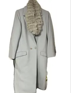 31 Olhos de moda ファー付きロングコート