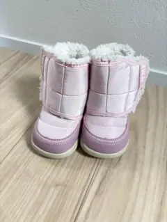 イフミー　IfME ピンク ファー付ブーツ　13cm 1度着用のみ美品！