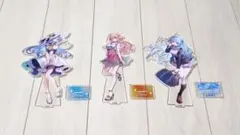 ホロライブ　GIGO　雪花ラミィ　桃鈴ねね　アクリルスタンド　3つセット