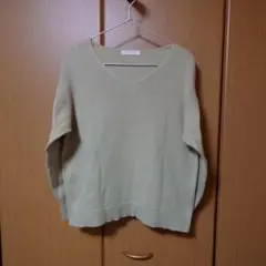 chocol raffine robe Vネックセーター