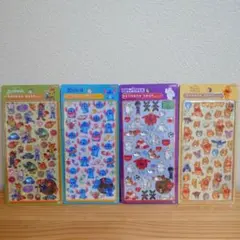 ボンボンドロップシール スティッチ ズートピア プーさん ベイマックス