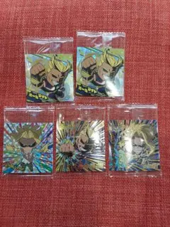 ヒロアカ　ウエハースシール　オールマイト 5枚セット