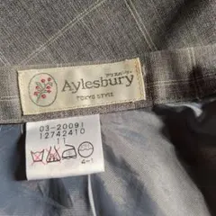 Aylesbury アリスバーリー フレアスカート グレー ダイヤ柄 11号のサムネイル