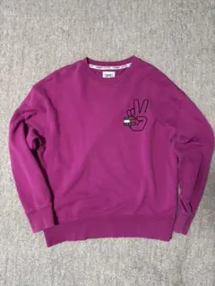 TOMMY JEANS パープルトレーナー M