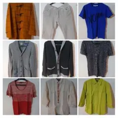 【ブランド服含む】服 まとめ売り(コート、シャツ、パンツ、カーディガン、ニット)