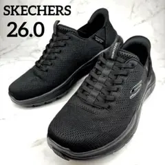 美品 スケッチャーズ スリップインズ 26 黒 SKECHERS ハンズフリーのサムネイル