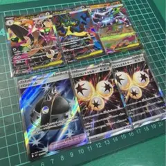 メガミミロップex SAR メガルカリオex SR など計6枚