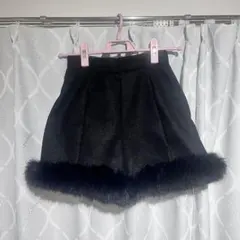 evelyn エブリン ファーショートパンツ