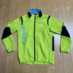 UMBRO アンブロ ネオンカラー 長袖ジップアップウェア　蛍光色　メンズS