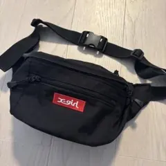 x-girl サコッシュ黒　レディース　ウエストポーチ　バック