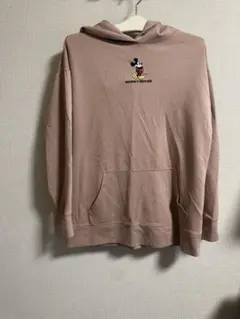Disney ミッキーマウス パーカー L ピンク