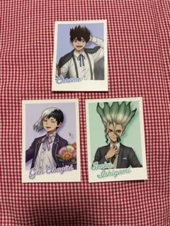 Dr.STONE トレーディングフォトカード　オンザページ　3点セット