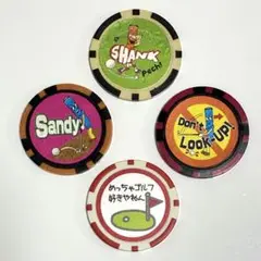 ゴルフ カジノマーカーセット 多彩なデザイン