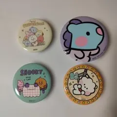 BT21&TinyTAN 缶バッジ