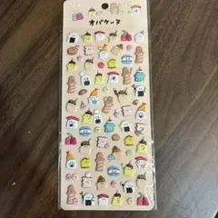 オバケーヌスイーツキャラクターぷくぷくマシュマロシール