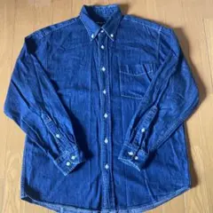 UNIQLO☆ボタンダウンデニムシャツ/ジャケット（L）