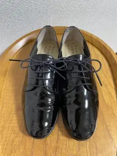 マーガレットハウエル エナメル レースアップシューズ 22cm✧マッキントッシュ