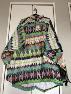 Columbia ❗️レインポンチョ 多色模様　可愛い❗️のサムネイル